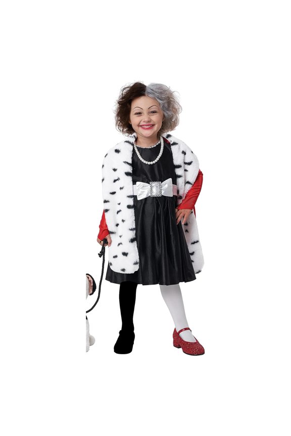 Dalmatian Diva Toddler Costume | Medium (3-4) Female