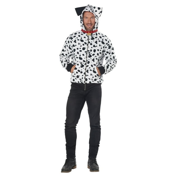 California Costumes Dalmation Hoodie Men's Halloween Fancy-Dress Costume for Adult, L-XL