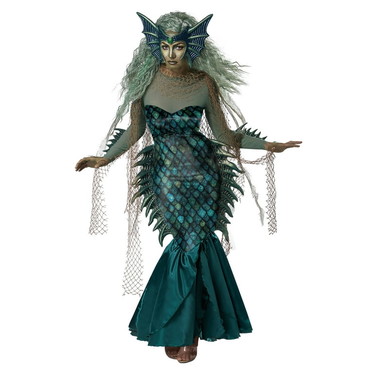 California Disfraces Dark Sea Mermaid Women's Halloween Costume