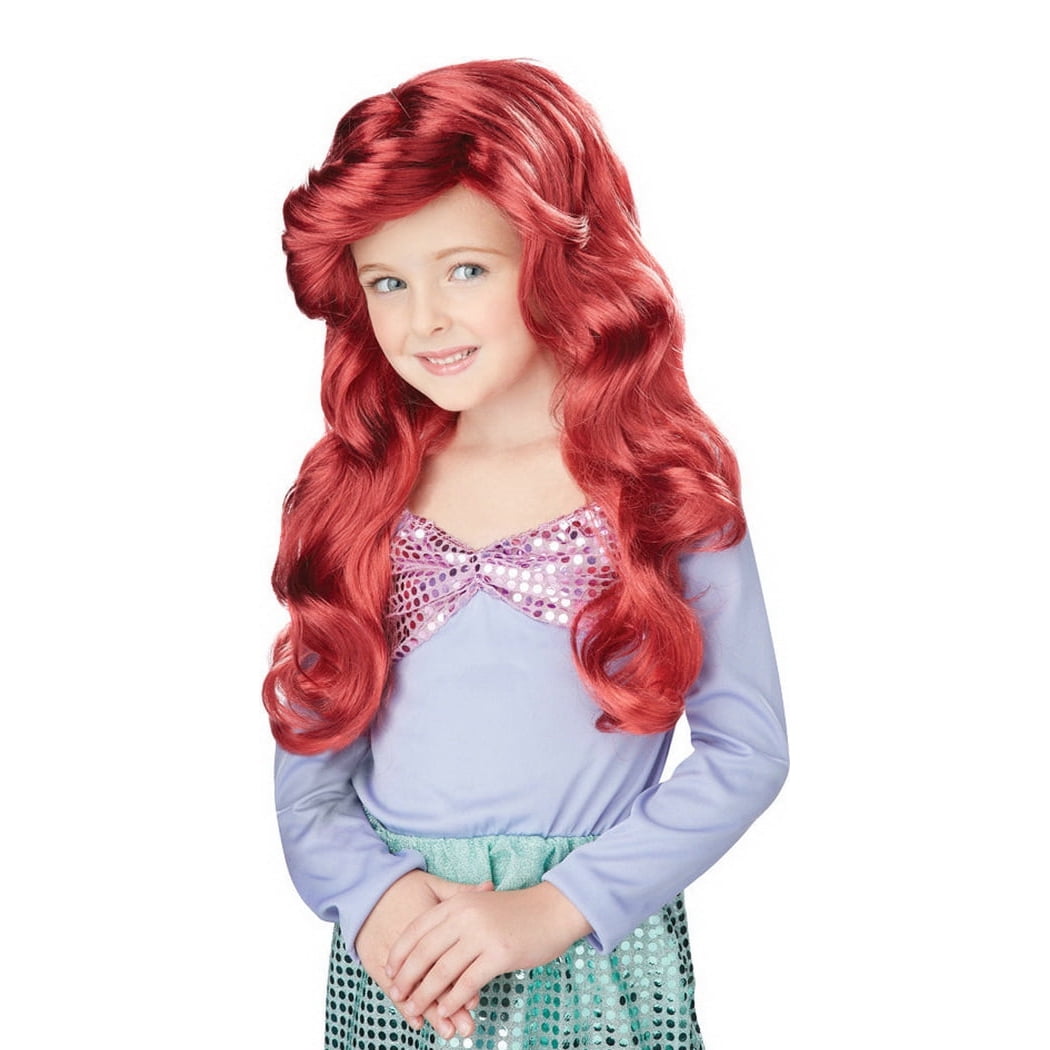 Mermaid Wig Red Child Mermaid Wig Red Child