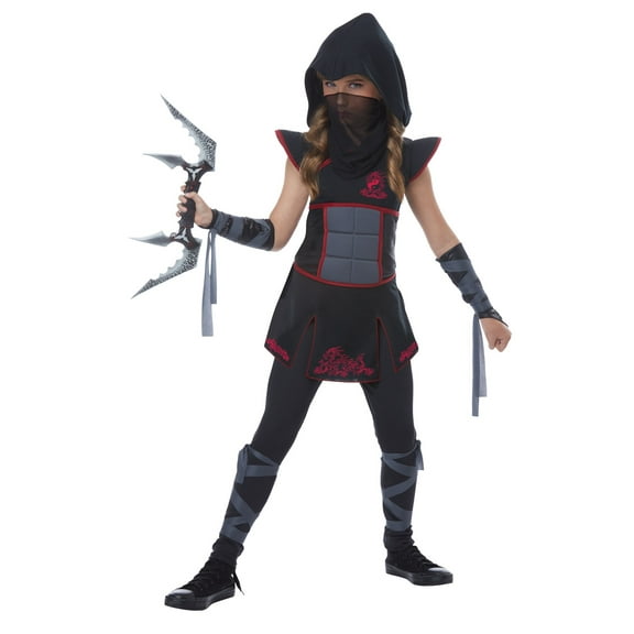 California Costumes Fearless Ninja Halloween Fancy-Dress Costume for Child, Big Girls S