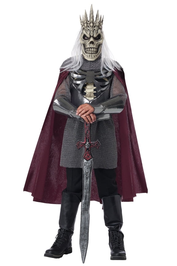 Fearsome Skeleton King Child Costume | Large Male