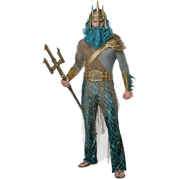 California Costumes God Of The Sea Poseidon Men's Costume Large 42-44