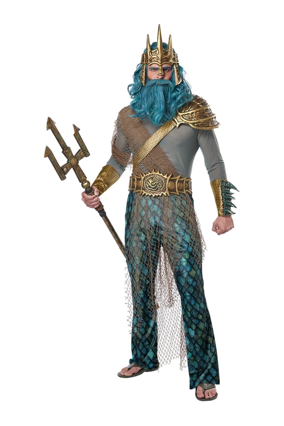 God Of The Sea Poseidon Men's Costume Large 42-44