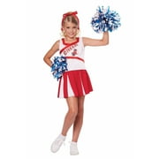 California Costumes High School Cheerleader Girl's Halloween Fancy-Dress Costume for Child, S