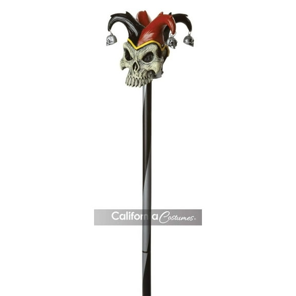 California Costumes Jester Skull Cane