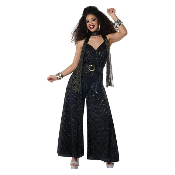 California Costumes Lets Dance Womens Disco Costume Jumpsuit | X-Large Female