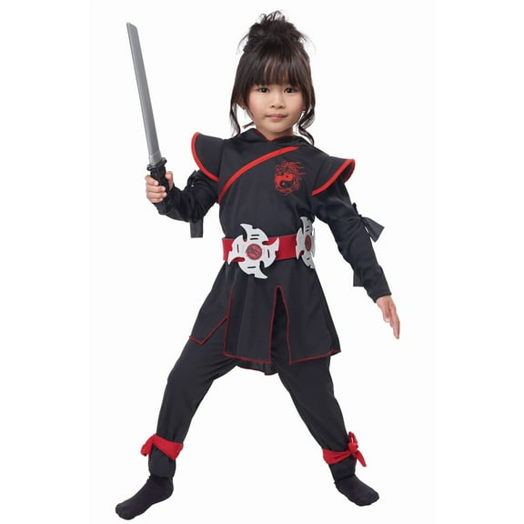 California Costumes Little Ninja Girl's Halloween Fancy-Dress Costume, M