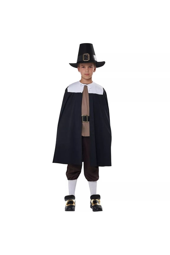 Mayflower Pilgrim Boy Child Costume | Large Male