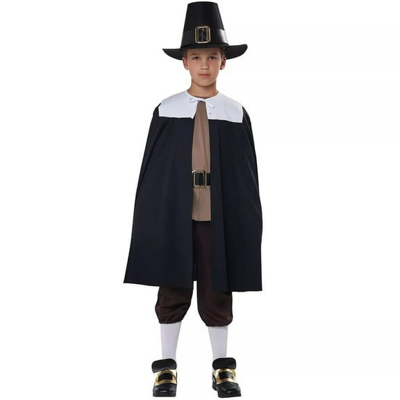 California Costumes Mayflower Pilgrim Boy Child Costume | Medium Male