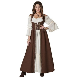 OFLALW Women Renaissance Costume Halloween Cosplay Pirate Peasant