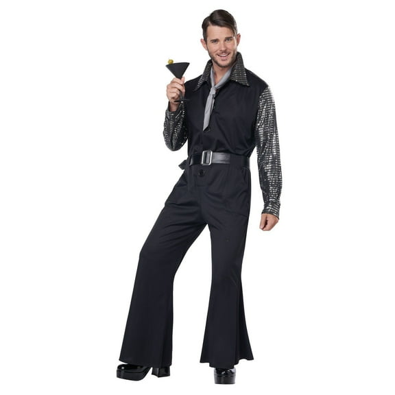 California Costumes Mens Flashy 70's Style Jumpsuit Costume