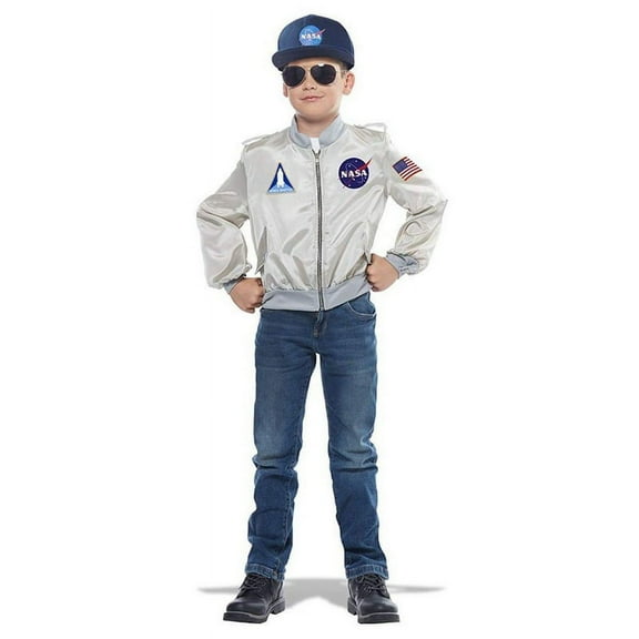 California Costumes NASA Child Costume Flight Jacket - Small Male