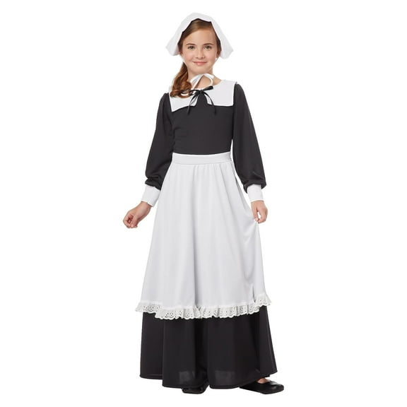 California Costumes Pilgrim Girl Child Costume | Large Female