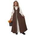 thumbnail image 1 of California Costumes Renaissance Faire Dress Child Costume (Brown) Large, 1 of 3
