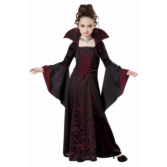 California Costumes Royal Vampire Girl's Halloween Fancy-Dress Costume for Child, S