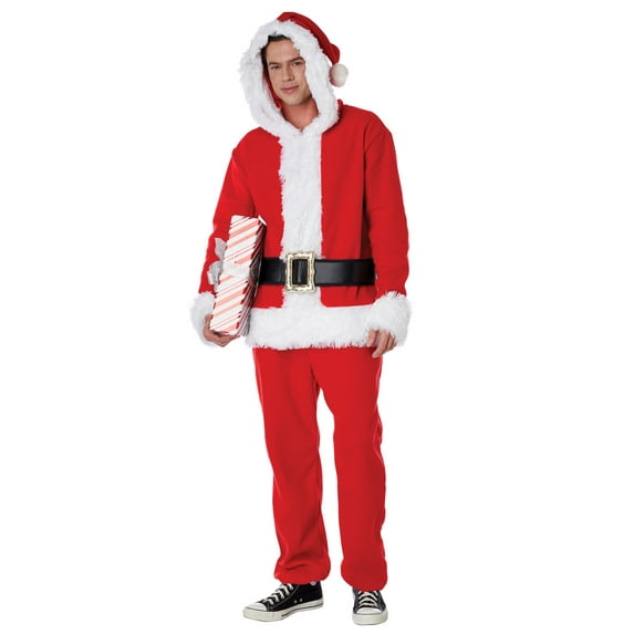 California Costumes Santa Jumpsuit Adult Costume | Large Unisex