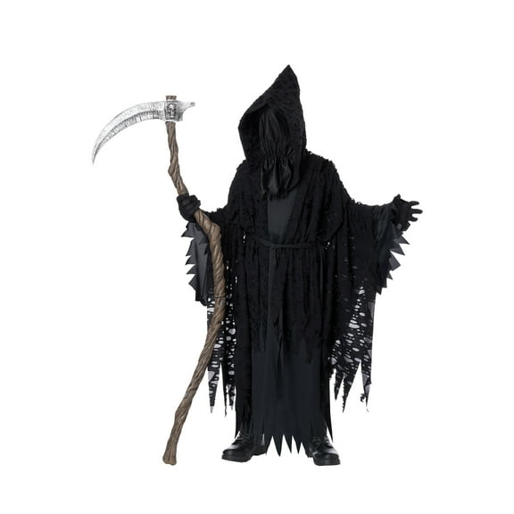 California Costumes Shadow of Death Grim Reaper Child Costume Meidum size 8-10, Black