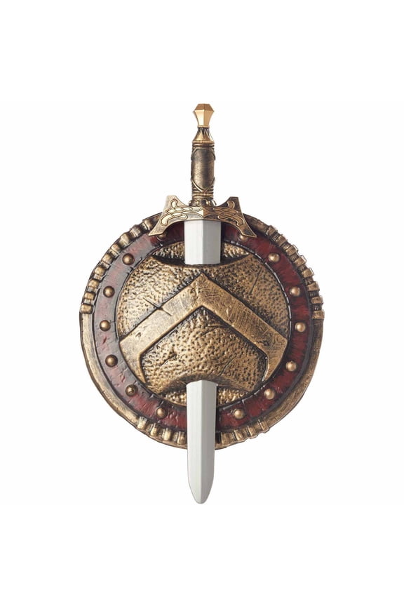Spartan Combat Shield Sword Halloween Costume Accessory