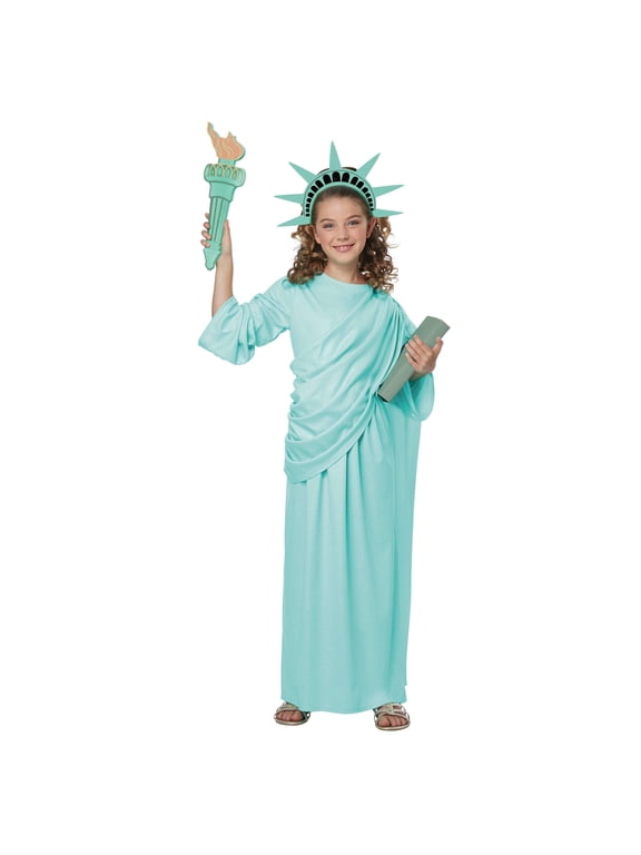 California Costumes Statue of Liberty Child Costume: Large Female