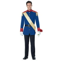 California Costumes Storybook Prince Costume for Men with Jacket and Sash, One Size