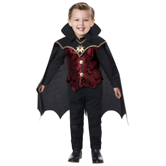California Costumes Swanky Vampire Boy's Fancy-Dress Costume for Toddler, L (4-6)