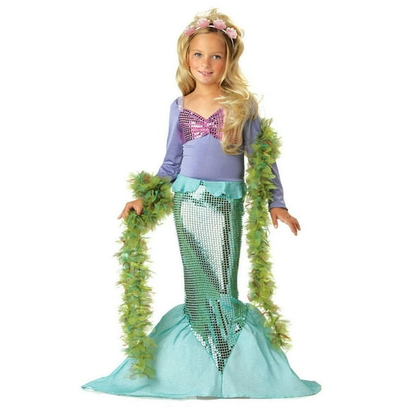 California Costumes The Little Mermaid Girl's Halloween Fancy-Dress Costume for Child, XS