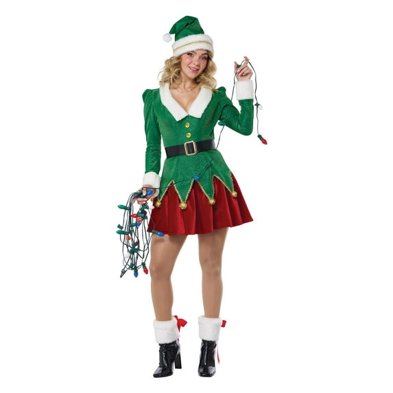 California Costumes Very Merry Elf Adult Costume | S Female