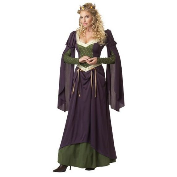 california costumes women's lady in waiting adult, purple, medium