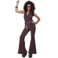 thumbnail image 1 of 70s Groovy Disco Queen Halter Pant Set Women's Costume Large 10-12, 1 of 3
