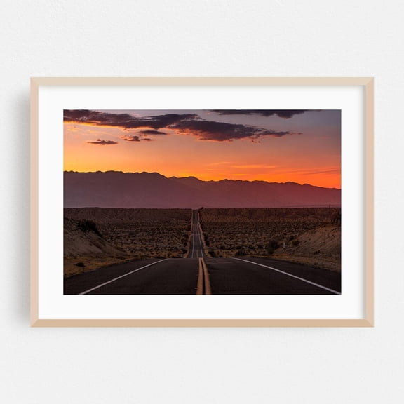 California Desert Sunset Scenic Landscape Nature Fine Photography Poster Unframed Paper Print