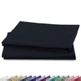 thumbnail image 1 of California Design Den 100% Cotton King Pillow Cases Set of 2 - Breathable Sateen Soft King Pillow Cases, Fits King Pillows - Midnight Deep Blue, 1 of 7