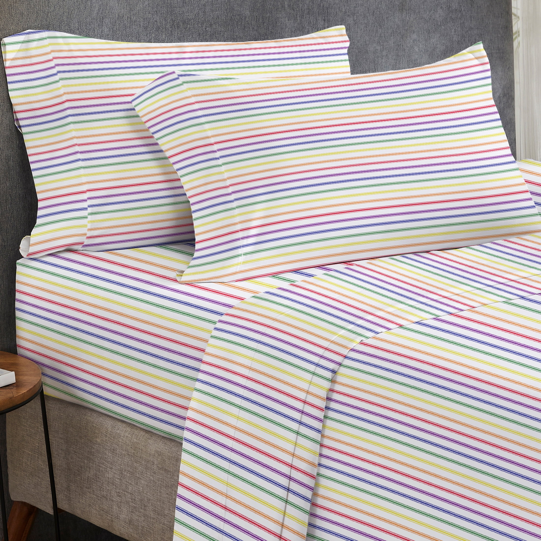 California Design Den 100 Cotton Queen Bed Sheets Set, 400 Thread