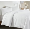 thumbnail image 1 of California Design Den 100% Cotton Queen Duvet Cover Only - 400 Thread Count, White Duvet Cover with Sateen Weave - Stripe White, 1 of 7