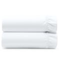 thumbnail image 1 of California Design Den 2-Pack Twin XL Fitted Sheets, 400 Thread Count 100% Cotton Fitted Sheets Sateen, Twin XL Size Fitted Sheets with Deep Pockets (Bright White), 1 of 8