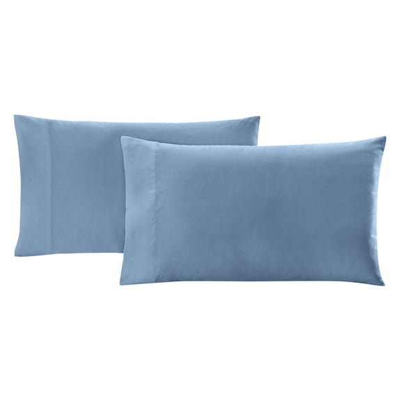 California Design Den 500 Thread Count King Pillow Case, Soft & Silky 100% Cotton Sateen - Denim Blue