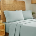 thumbnail image 1 of California Design Den 600 Thread Count 100% Cotton Sateen Weave Sheet Set, California King, Seafoam, 1 of 9