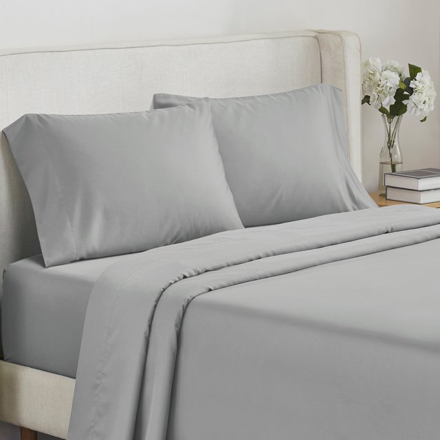 California Design Den Bed Sheets Queen Luxury 500 Thread Count 100 Cotton Sateen, 4 Piece