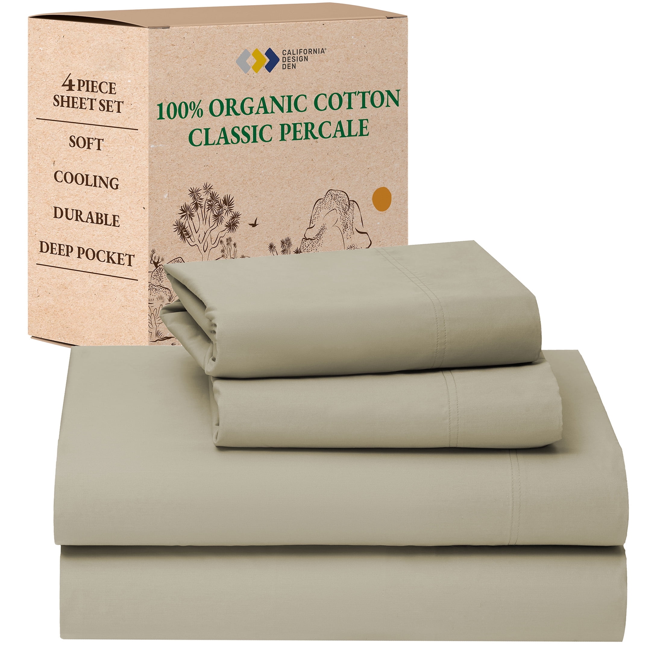 Deep Pocket Percale Sheets