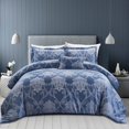 California Design Den Hotel Milano Royal Blue, King 4 Piece Comforter