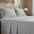 thumbnail image 1 of California Design Den 100% Cotton 4-Piece King Size Sheet Set, Light Grey, 1 of 11