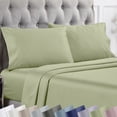 thumbnail image 1 of California Design Den 1000 Thread Count King Pillow Cases Set of 2 - Soft 100% Cotton Sateen - Sage Green, 1 of 9