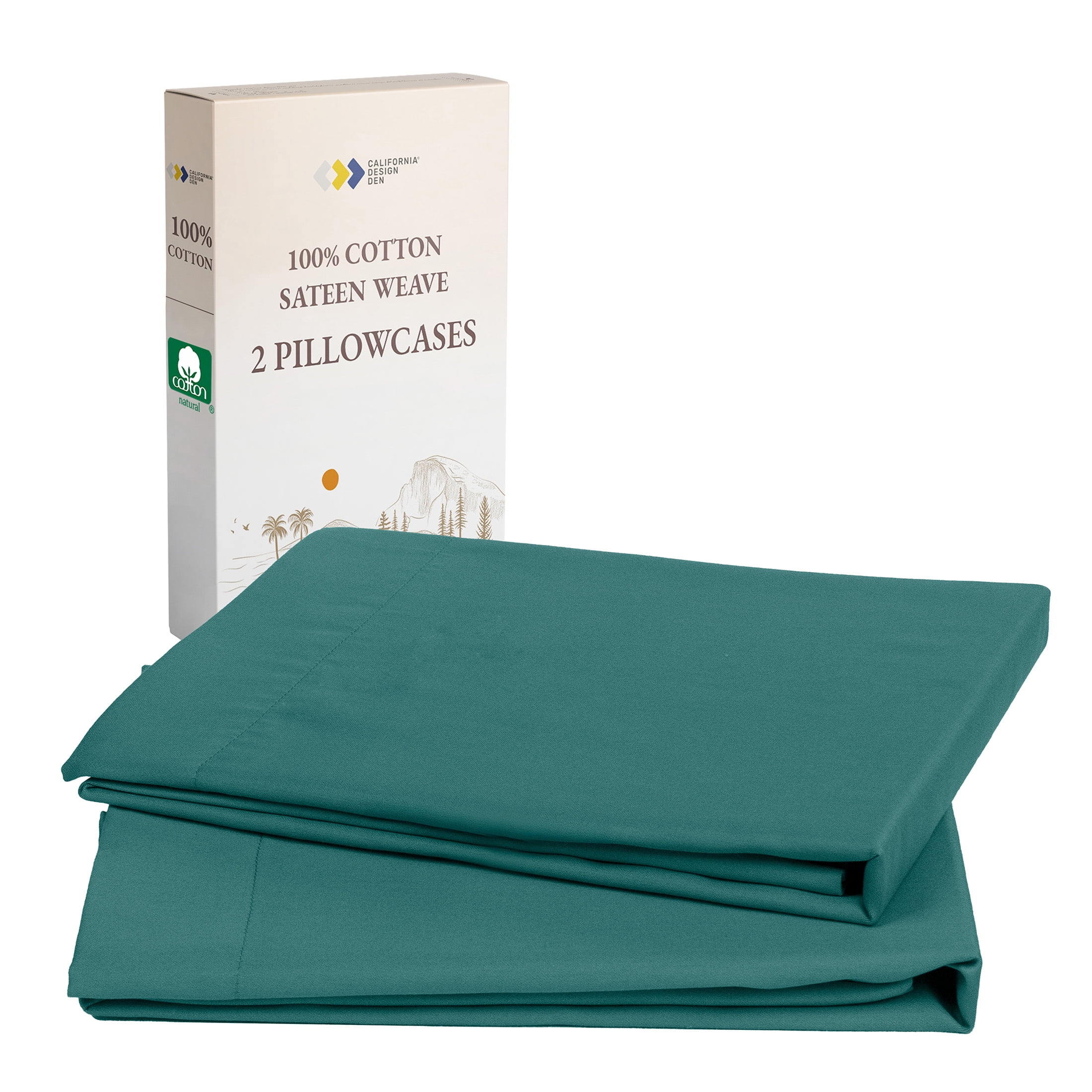 California Design Den Pillow Cases King Size Set of 2 - Soft 100% ...