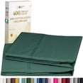 thumbnail image 1 of California Design Den Pillow Cases Standard Size - 400 Thread Count, 100% Cotton Sateen, Set of 2 Pillow Covers, Breathable, Soft, Designed for Queen and Standard Pillows - Hunter Green, 1 of 8