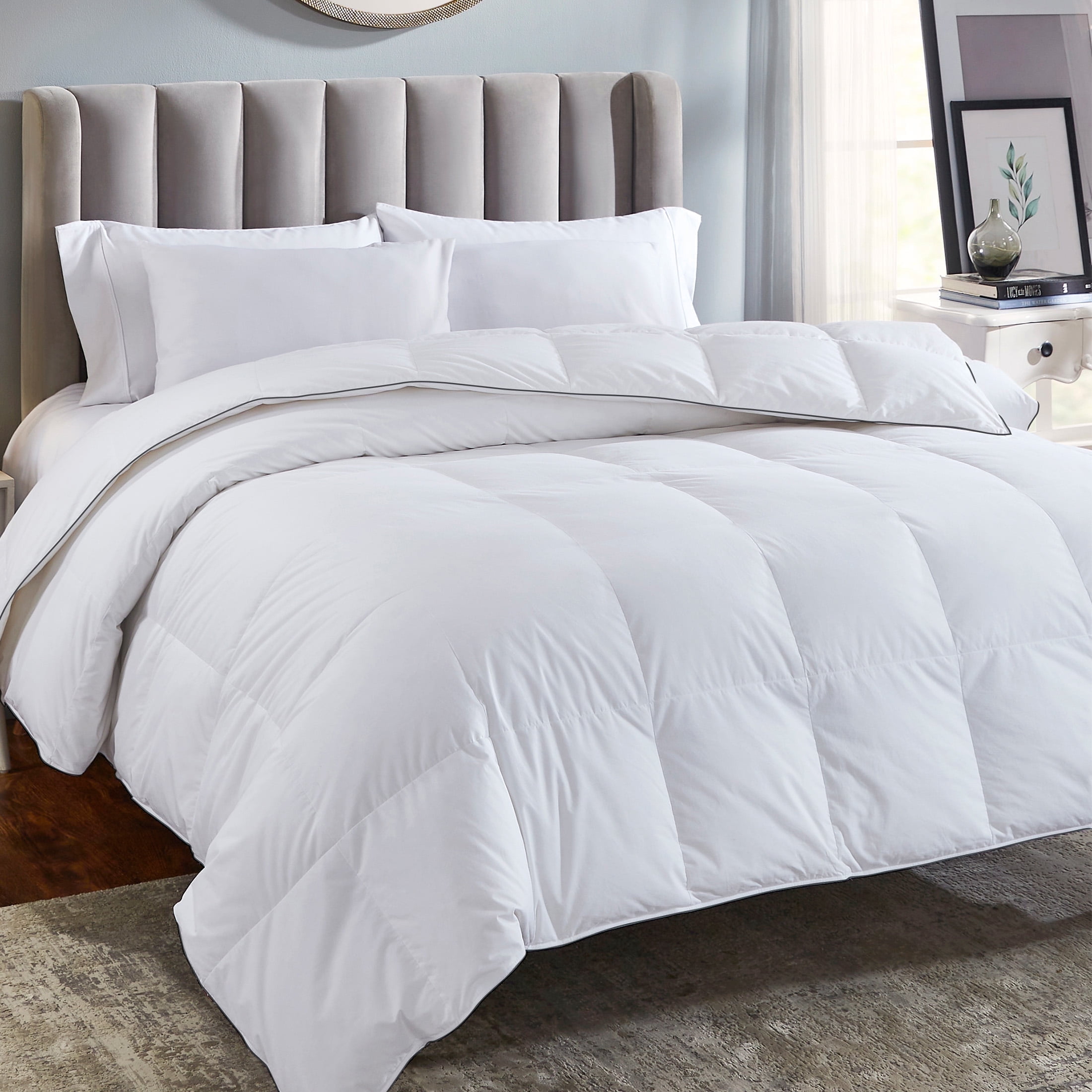 California Design Den Queen Comforter Duvet Insert With Down Alternative Fill