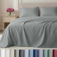 thumbnail image 1 of California Design Den Queen Sheets - 800 Thread Count 100% Cotton Sateen - Deep Pocket - 4 Piece Bed Sheet Set, Light Grey, 1 of 10