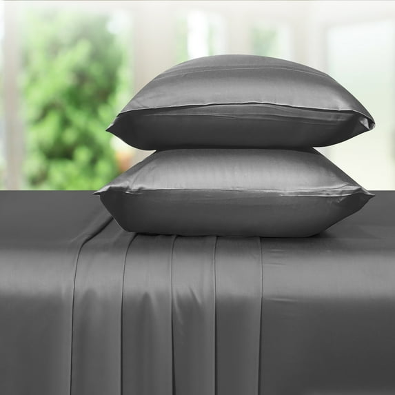 California Design Den Softest Silkiest Cool Bright White Split King Bed Sheets Set - 100% Rayon from Bamboo