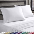 thumbnail image 1 of California Design Den Standard Pillow Cases, 100% Cotton Pillow Cases, Set of 2 Soft Sateen Weave Pillowcase Set, Designed for Standard/Queen Pillows, Bright White, 1 of 8