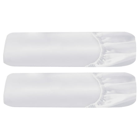 California Design Den Twin Fitted Sheet Only 2 Pack - Soft 100% Cotton Sheets, Sateen, Deep Pockets, All Around Elastic - White