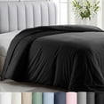 thumbnail image 1 of California Design Den Twin/Twin XL Size Duvet Cover - 400 Thread Count, 100% Cotton Sateen, Comforter Cover - Black, 1 of 8
